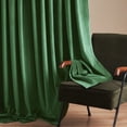 thumbnail image 1 of Top Finel 100% Blackout Velvet Pleated Window Shades, 52 x 84 Inch, Green, 1 of 9