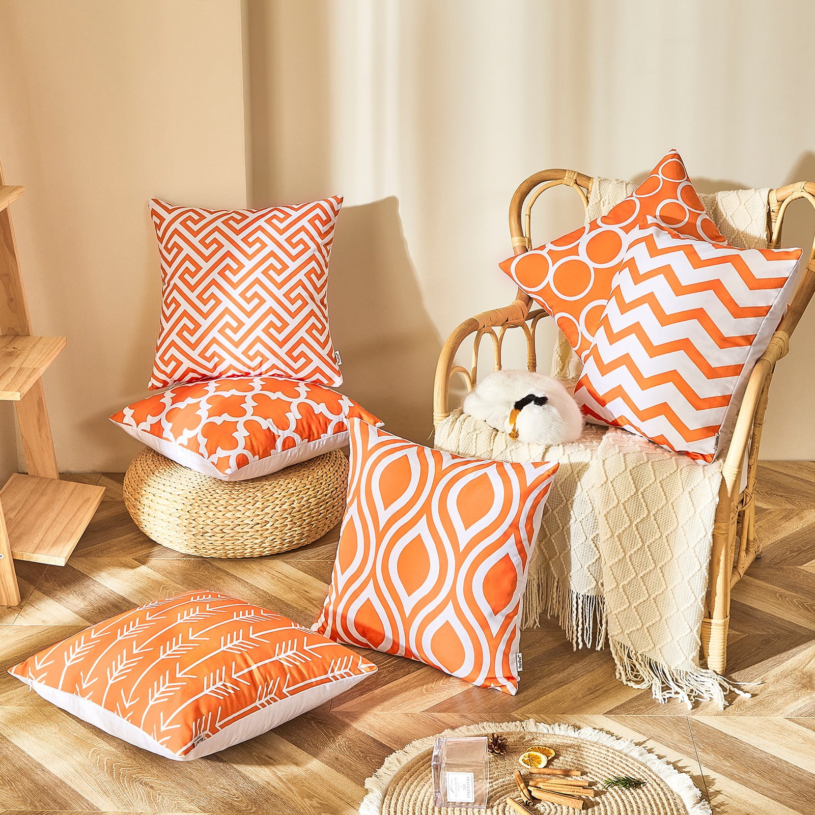 Outdoor cushion and pillow set sale