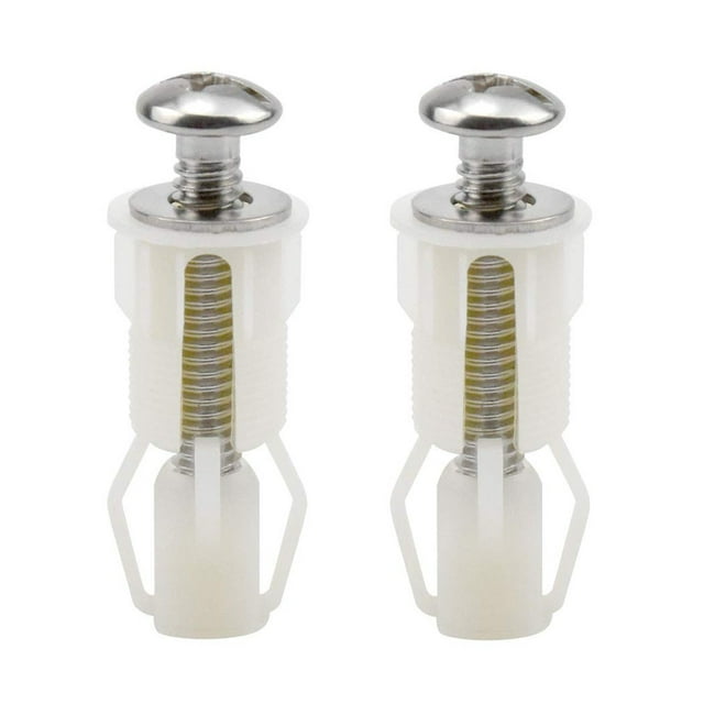 Top Fix Toilet Seat Screws Nut Cover Lid Pan Fixing WC Blind Hole