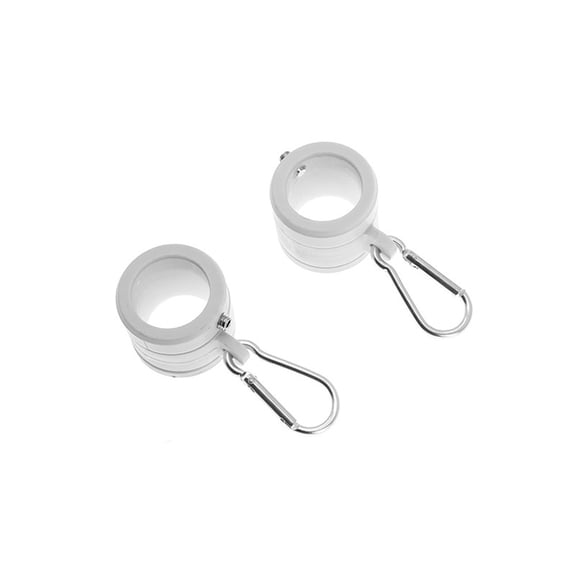 Top Flag Harness for 15 and 20 ft Ground Set Telescoping FlagpolesAluminum Alloys Smooth 360 Degree Rotation Outdoor Decoration Hardware Wind Flag Holder Rings2Pcs