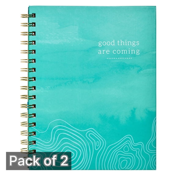 Top Flight Good Things Spiral 12-Month Undated Planner (Pack of 2)