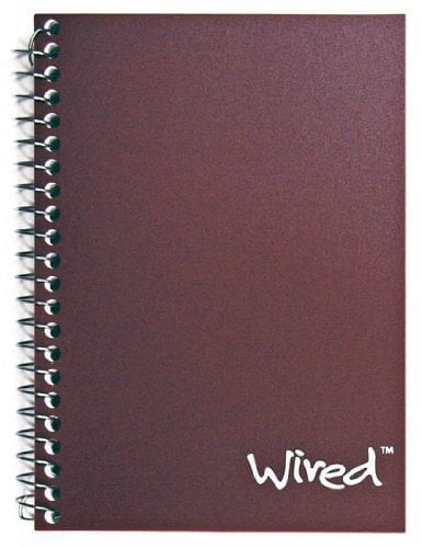 Top Flight Wired Personal Wirebound Notebook, 100 Sheets