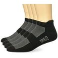 thumbnail image 1 of Top Flite Cotton Tab Socks, Black, (L) W 9-12 / M 9-13, 2 Pair, 1 of 3