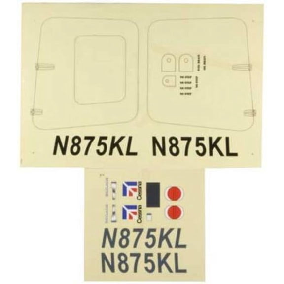 Top Flite Decal Set Cessna 182 60 Size ARF TOPA1760
