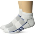 thumbnail image 1 of Top Flite Half Cushion Low Cut Socks, White, (L) W 9-12 / M 9-13, 2 Pair, 1 of 1