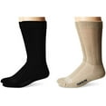 thumbnail image 1 of Top Flite Mens Socks, Non-Binding Cushion Mid Calf Socks, 4 Pairs, 1 of 4