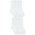 thumbnail image 1 of Top Flite Mens Socks, Sport Cushion Ribbed Cotton Athletic Crew Socks, 6 Pair, 1 of 4