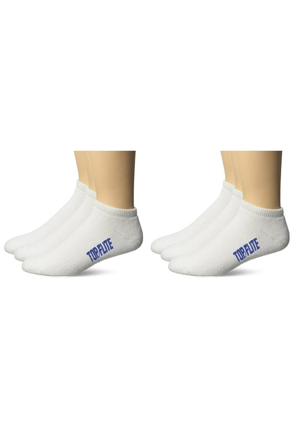 Mens Socks, Sport Full Cushion Low Cut No Show Ankle Socks, 6 Pairs