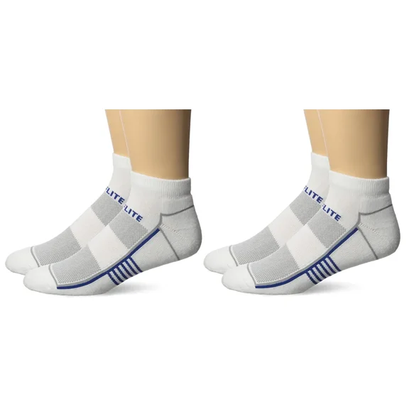 Top Flite Mens Sport Tech Ultra-Dri Performance Low Cut Socks 2 Pair Pack