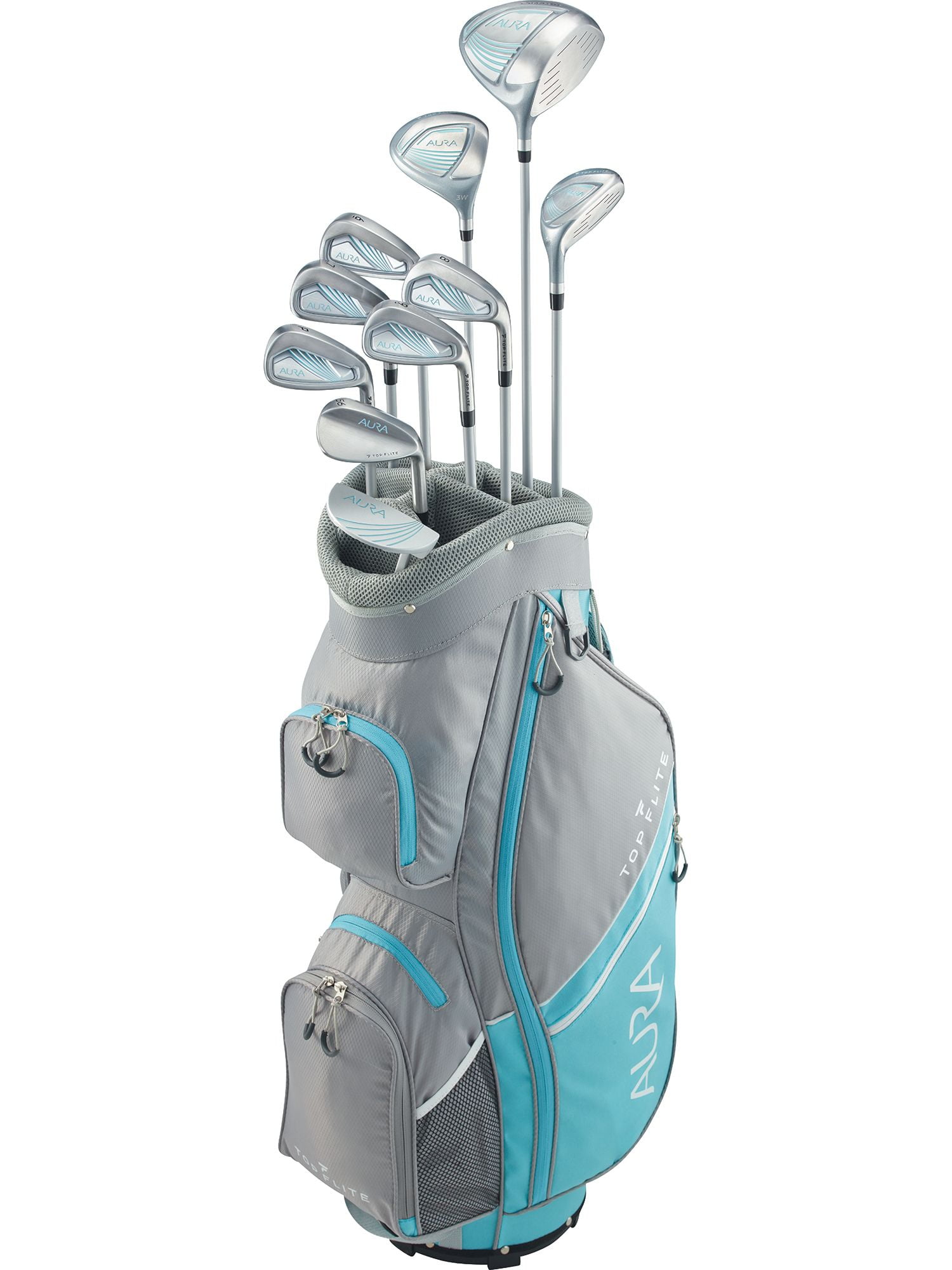 Top Flite Womens Aura 14-Piece Complete Golf Set w/Bag Ladies Right Hand