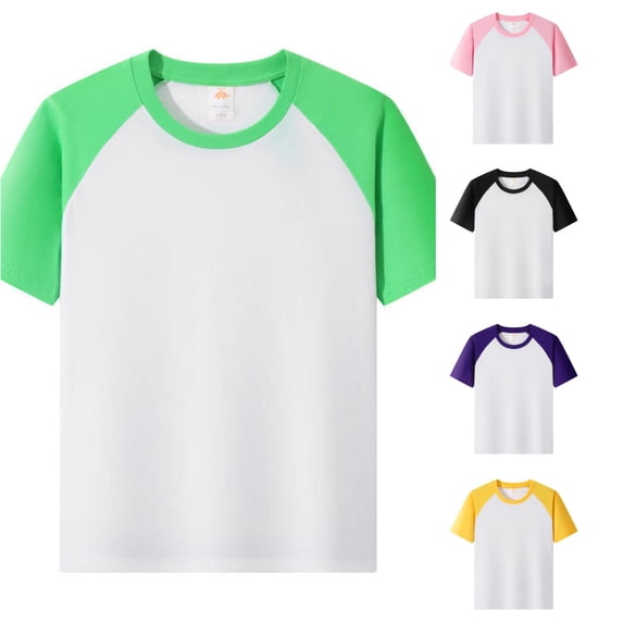 Top For Boys Comfortable Blend T Shirt With Smocked Casual Everyday Wear Kids T-Shirts Summer Clothes