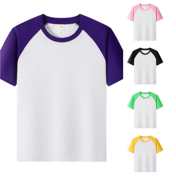 Top For Boys Comfortable Blend T Shirt With Smocked Casual Everyday Wear Kids T-Shirts Summer Clothes