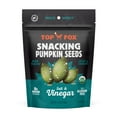 thumbnail image 1 of Top Fox Snacks - Organic Pop-Roasted Pumpkin Seeds | Healthy Protein Snacks - Gluten Free - Keto and Vegan Friendly (Salt & Vinegar, 3.5 oz - 6 Pack), 1 of 1
