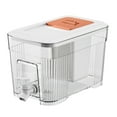 Top of Fridge Storage Organizer Glass Storage Containers with Lids