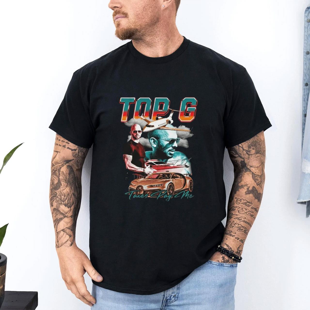 Top G T Shirt Andrew Tate Emory Cobra Tate Fan World Box Champion ...