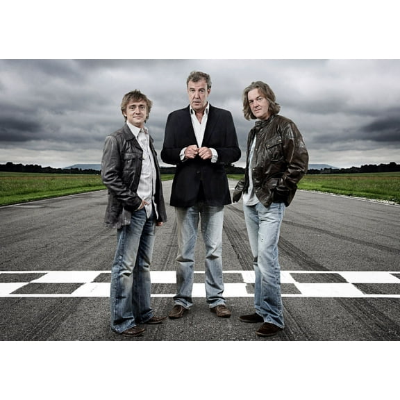 Top Gear Jeremy Clarkson Richard Hammond James May Metal Print 12inx16in Square Adults AB Posters
