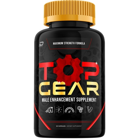 Top Gear for Men Capsules, TopGear Pills, Gear Top Advanced Formula, TopGear Dietary Supplement, Top Gear All Natural Support Formula Reviews (60 Capsules)