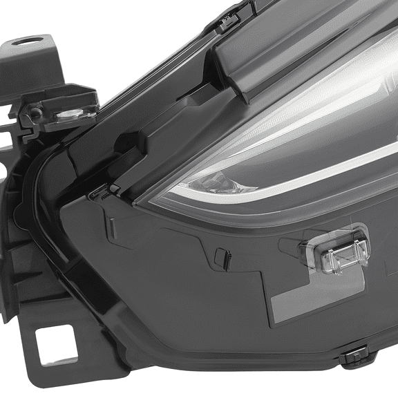 Top Gear Motors Black LED Headlight Driver Left Side for 2018-2021 MAZDA Mazda6 Clear Lens