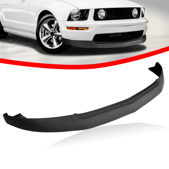 Top Gear Motors Front Bumper Lip Splitter for 2005-2009 Ford Mustang V8 GT