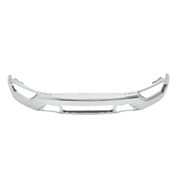 Top Gear Motors Front Bumper for Ford F-150 20212023 Chrome Finish Without Sensor Holes ML34-17757-F