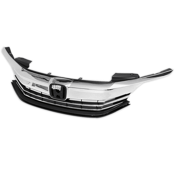 Top Gear Motors Front Upper Bumper Grille for Honda Accord Sedan 4-Door 2016-2017 Replacement