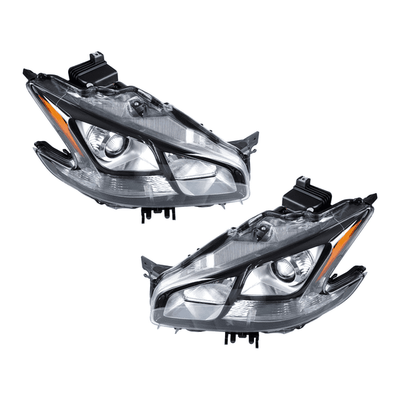 Top Gear Motors HID Headlight Assembly Pair Left and Right for Nissan Maxima 20092014 Sport Package Direct Replacement