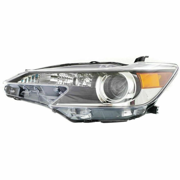 Top Gear Motors Halogen Black Headlight Assembly Driver Side for 2014-2016 Scion Tc Base Coupe
