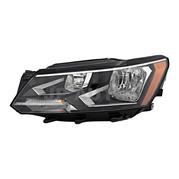 Top Gear Motors Halogen Driver Side Headlight Assembly for 20162019 Volkswagen Passat Left