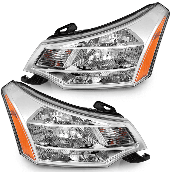 Top Gear Motors Halogen Headlight Assembly Pair Left and Right for Ford Focus 20082011 S SE SES SEL Direct Replacement