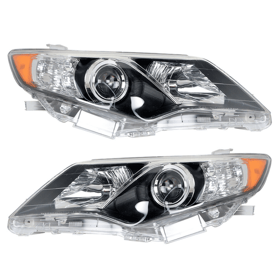 Top Gear Motors Halogen Headlight Assembly Pair Left and Right for Toyota Camry 20122014 Factory Style Direct Replacement