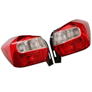 Top Gear Motors Halogen Tail Light Pair Driver and Passenger Side for 2012-2016 SUBARU XV CrossTrek/Impreza/Crosstrek Red Lens