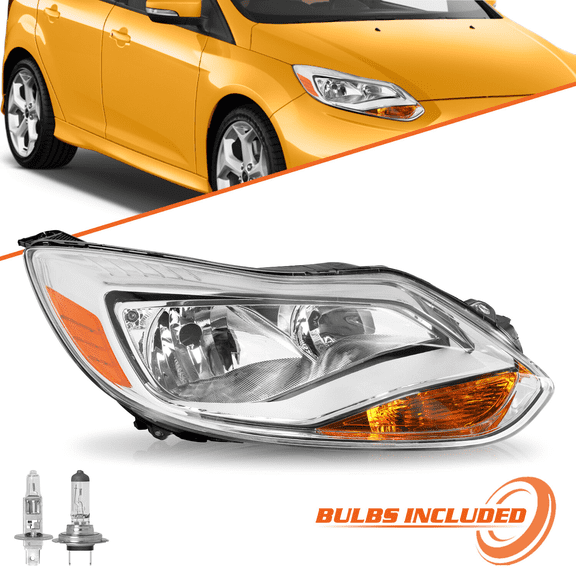 Top Gear Motors Headlight for 20122014 Ford Focus S SE SEL Halogen Passenger Right Side Factory-Style Assembly