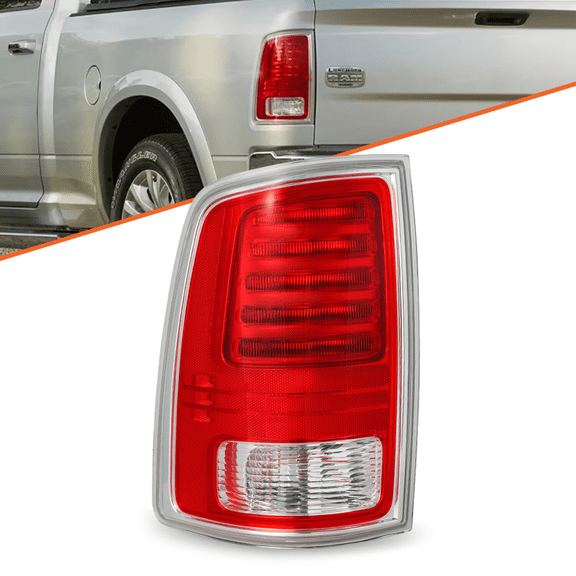 Top Gear Motors Left Driver Side LED Tail Light for Ram 1500 20132018 and Ram 2500 20132018 and Ram 3500 20132018