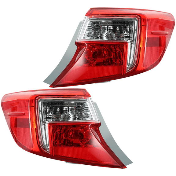 Top Gear Motors Outer Tail Light Assembly for Toyota Camry 20122014 Rear Left and Right Driver and Passenger Side Replacement Pair