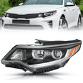 thumbnail image 1 of Top Gear Motors Projector Headlight for Kia Optima 2016–2018 Left Driver Side Halogen without LED DRL Assembly, 1 of 7