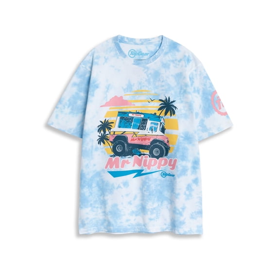 Top Gear Mr Nippy Unisex Multicoloured Short Sleeved T-Shirt | XL | Made by Vanilla Underground