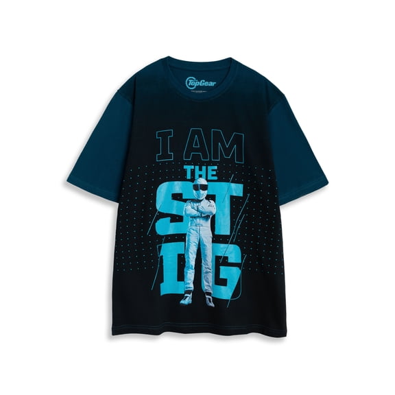 Top Gear The Stig Unisex Navy Short Sleeved T-Shirt | M | Made by Vanilla Underground
