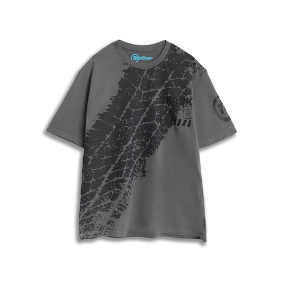 Top Gear Track Life Unisex Grey Short Sleeved T-Shirt | S | Made by Vanilla Underground