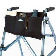 Top Glides 5-Pocket Carry-All Pouch for Stander Folding Walkers (Black)