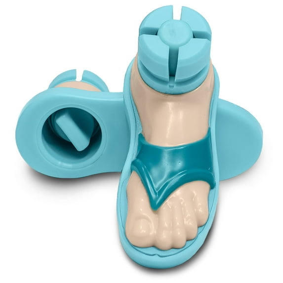 Top Glides Beach Sandal Walker Ski Glides, Turquoise