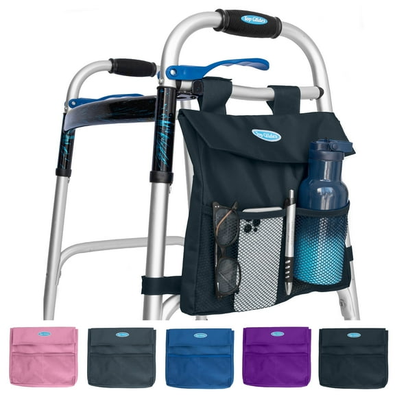 Top Glides Universal 5-Pocket Side Bag/Tote/Pouch - Black