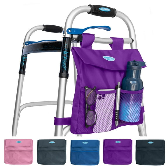 Top Glides Universal 5-Pocket Side Bag/Tote/Pouch - Purple