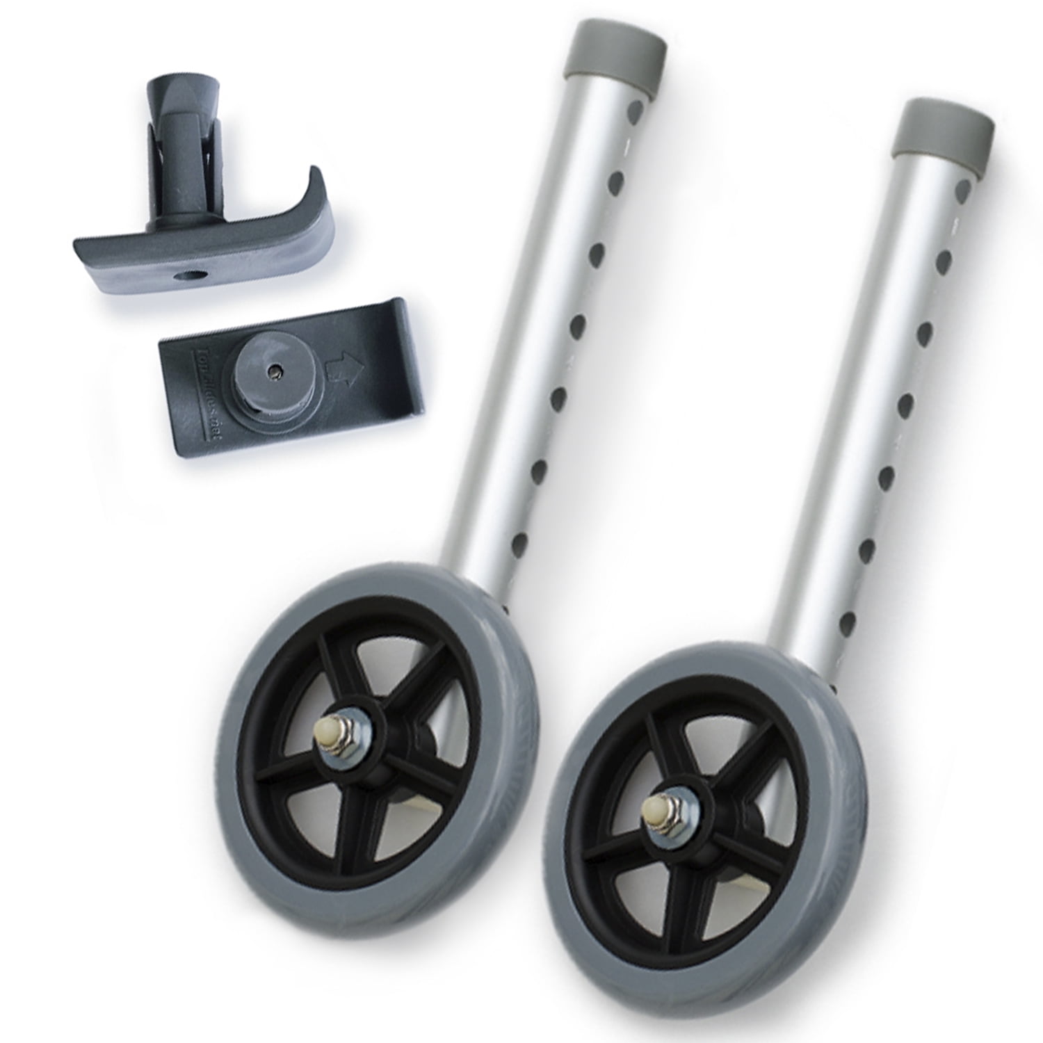 Top Glides Universal Walker 5 Inch Wheel Conversion Kit with Universal