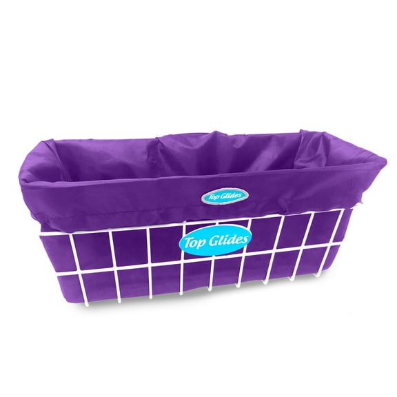 Top Glides Universal Washable Liner for Wire Walker Baskets (Purple)