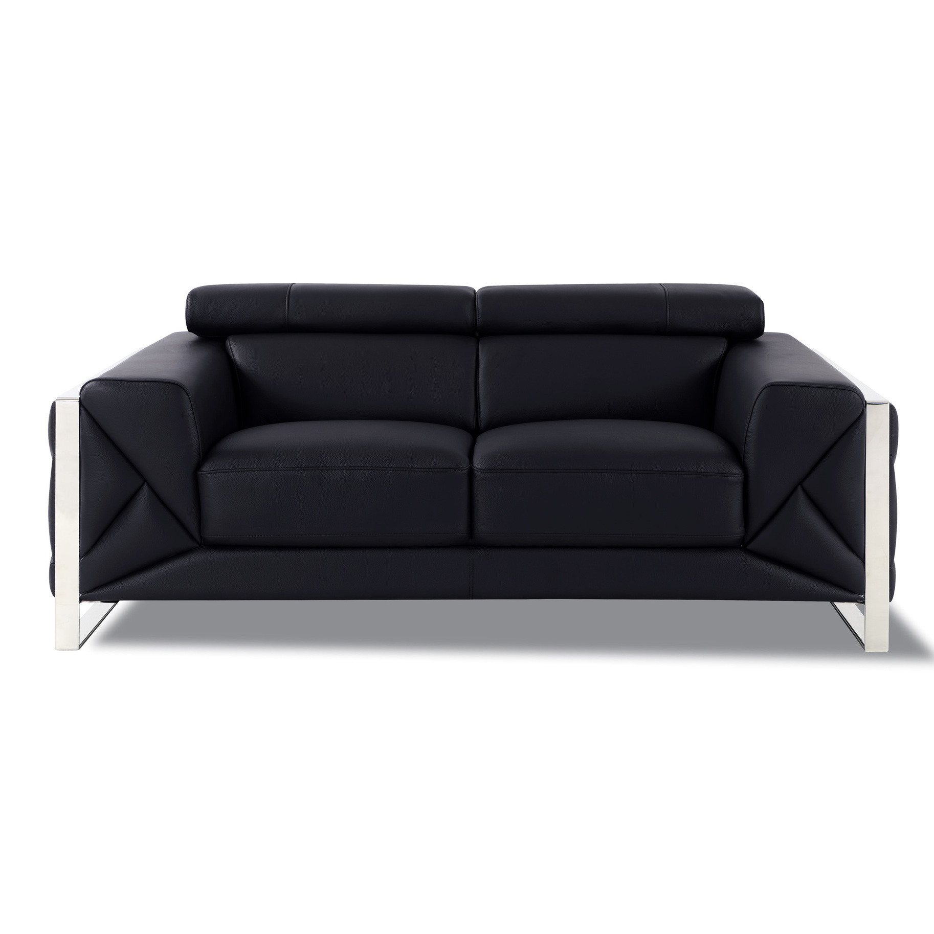 Top Grain Italian Leather, Black Color | Elegant Appearance | Formal ...