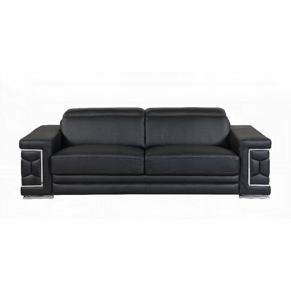 Top Grain Italian Leather Sofa with Key Features | Reinforced Frame & High-Density Foam