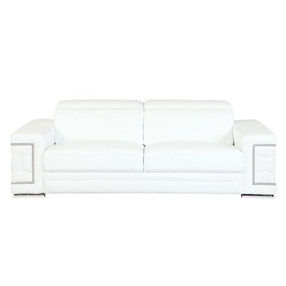 Top Grain Leather, 3 - layer Cushion / Plush Sofa for TV Watching