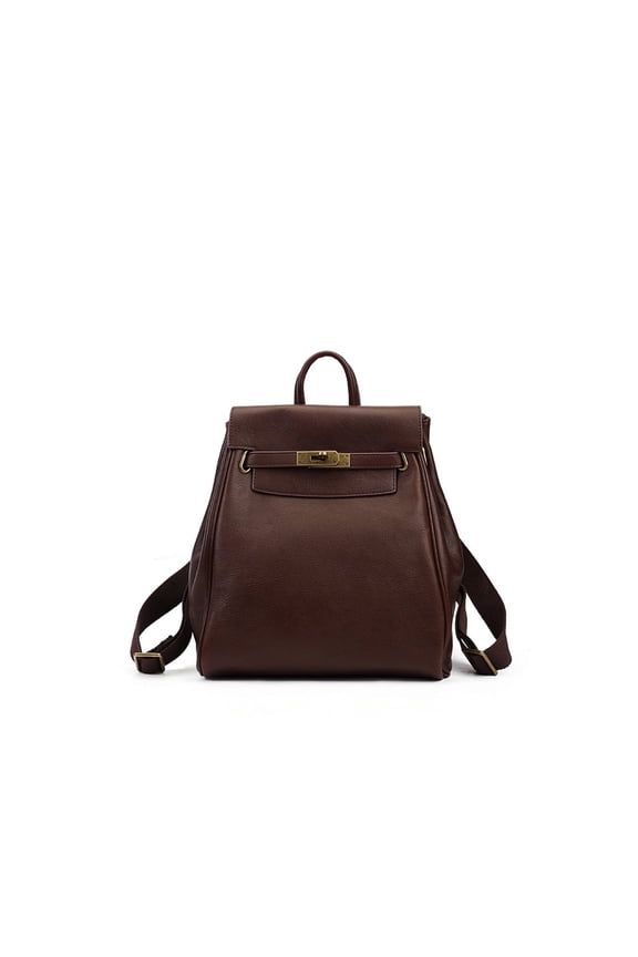 Top Grain Leather Classic Backpack for Women With Adjustable Straps (Finished Bag)
