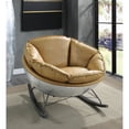 thumbnail image 1 of Top Grain Leather Rocker / Stable Rocking for Long - term Use, 1 of 4
