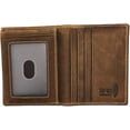 thumbnail image 1 of Top Grain Leather Wallet L-Fold ID Card Case Holder Wallet RFID Blocking Wallets for Men, 1 of 9